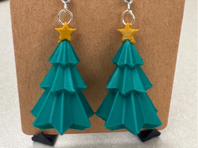 Brincos arvore de natal