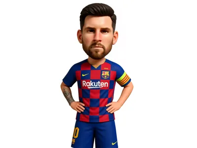 messi sculpture