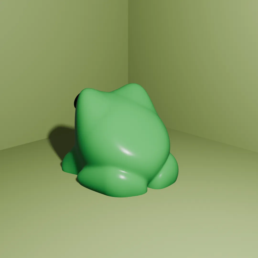 Easy To Print Frog view 2