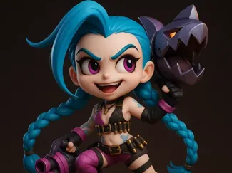 Jinx Chibi - League of Legends