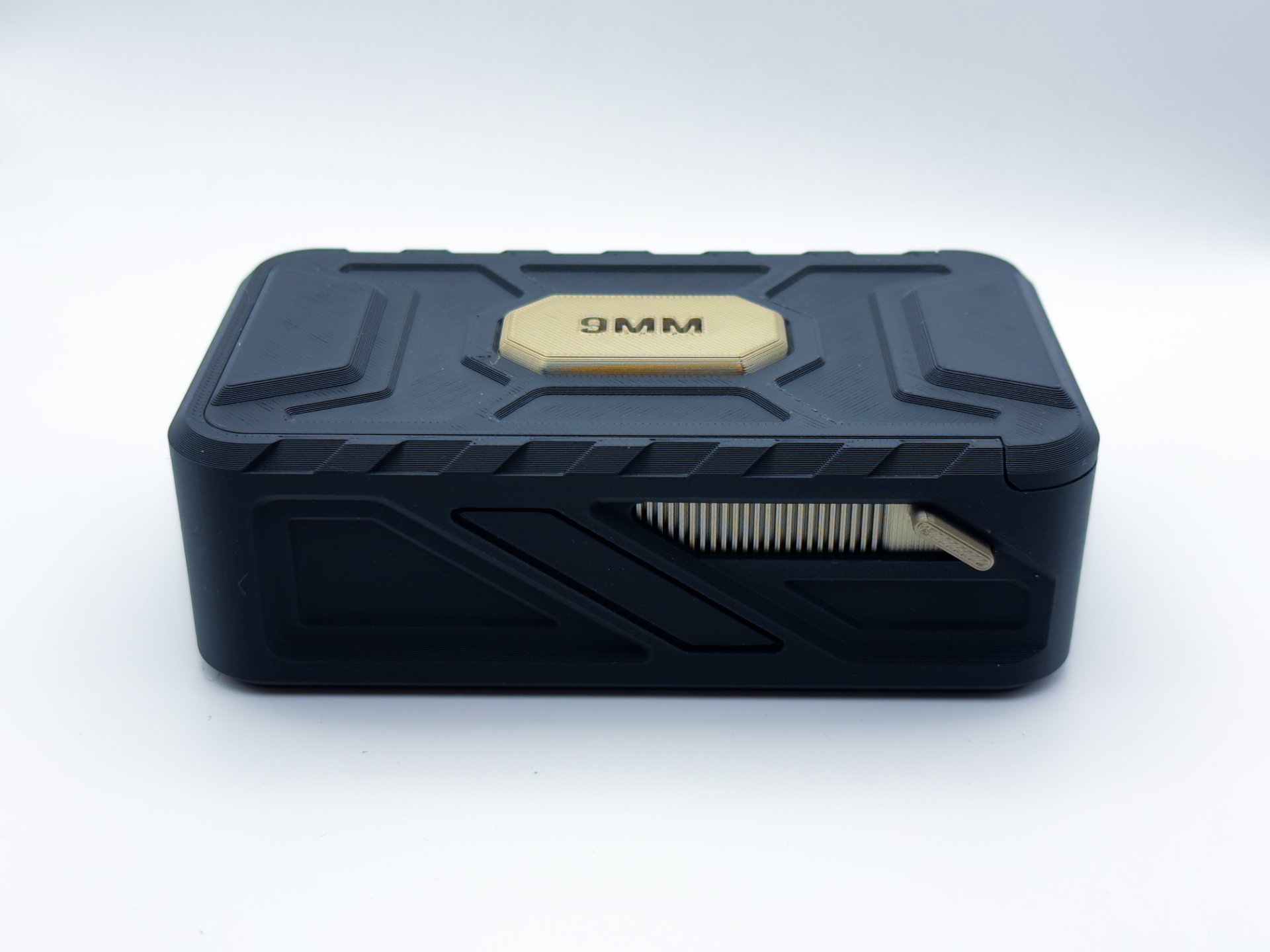 Tactical Lockable 9mm Ammo Box — 50 Rounds
