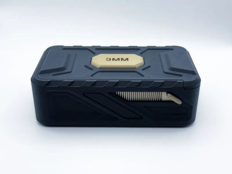 Tactical Lockable 9mm Ammo Box — 50 Rounds