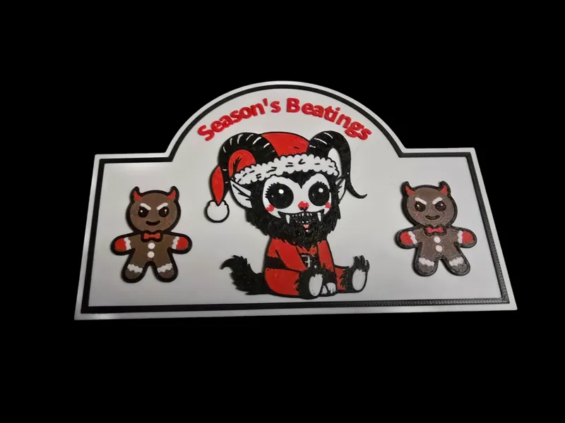 Season's Beatings Sign