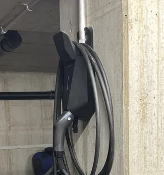 Easee charge cable hanger
