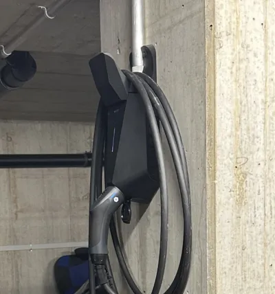 Easee charge cable hanger