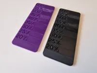0.1mm layer, 2 walls, 15% infill