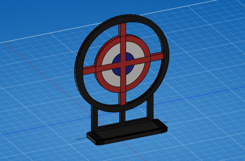 Miniatura 2 do modelo 3D Nerf Dart Target