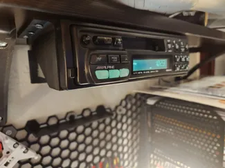Single DIN Car Stereo Shelf Mount