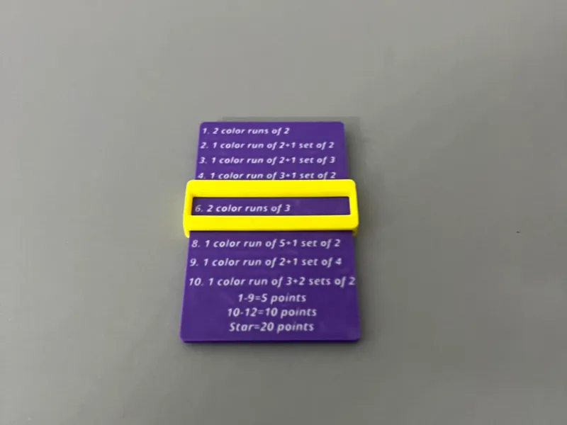 Phase 10 Flip phase card