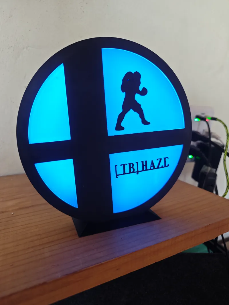 Smash Bros Lamp Lightbox