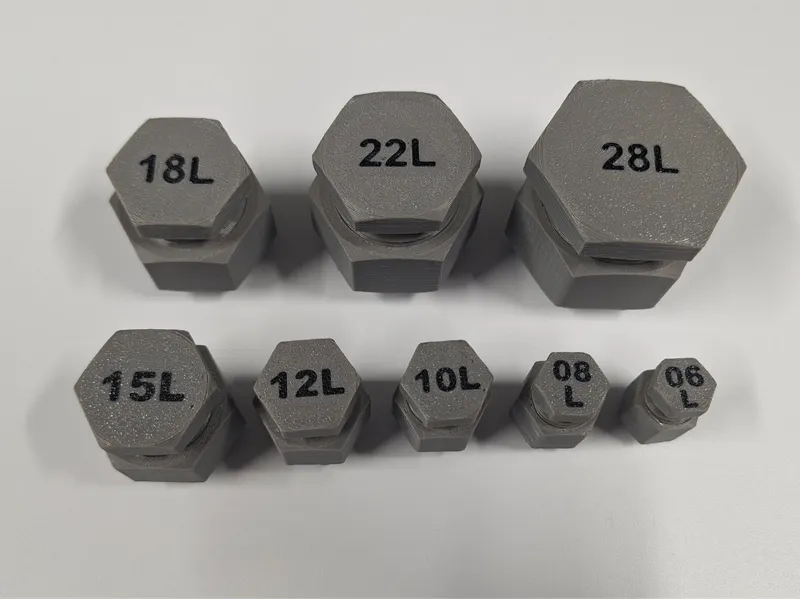 Metric DIN L Light Hydraulic Caps and Plugs