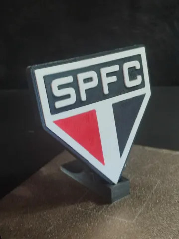 Accesorio para impresora 3D: Escudo decorativo do São Paulo FC (SEM AMS) — vista de referencia 5
