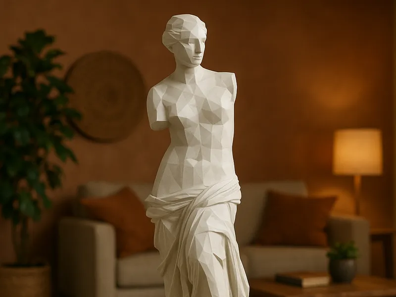 Venus de Milo - greatest statue series - low poly