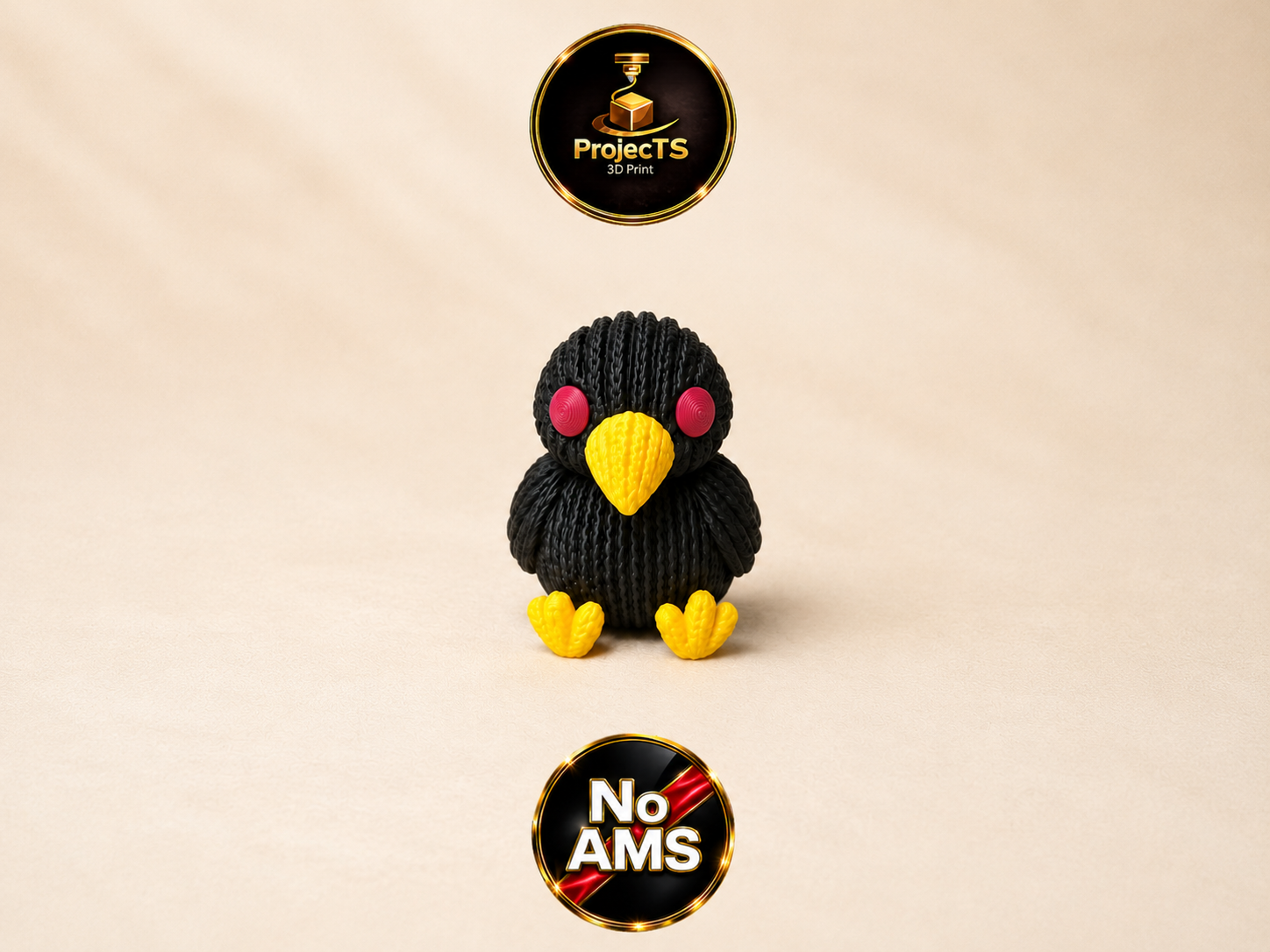Miniatura 3 do modelo 3D Strick-Krähe