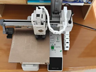 A1 mini X轴前置横向拖链，轻量化免支撑