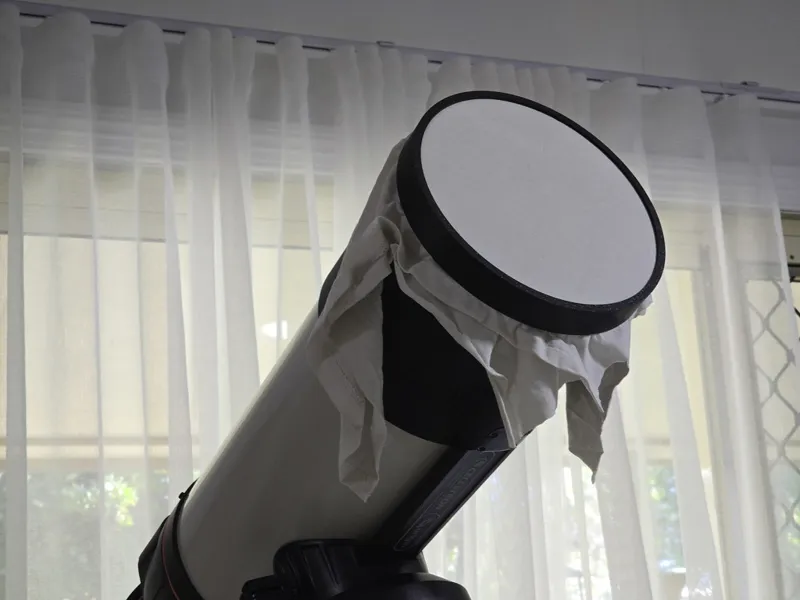 Telescope push-fit t-shirt diffuser cap generator