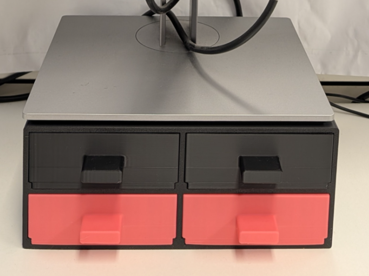 Monitor Riser with drawers
