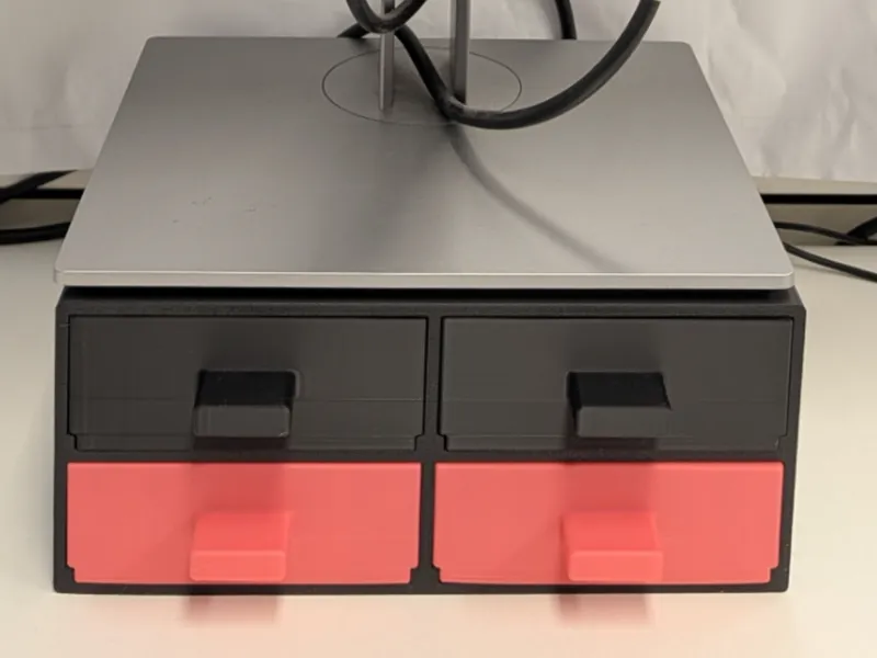 Monitor Riser with drawers