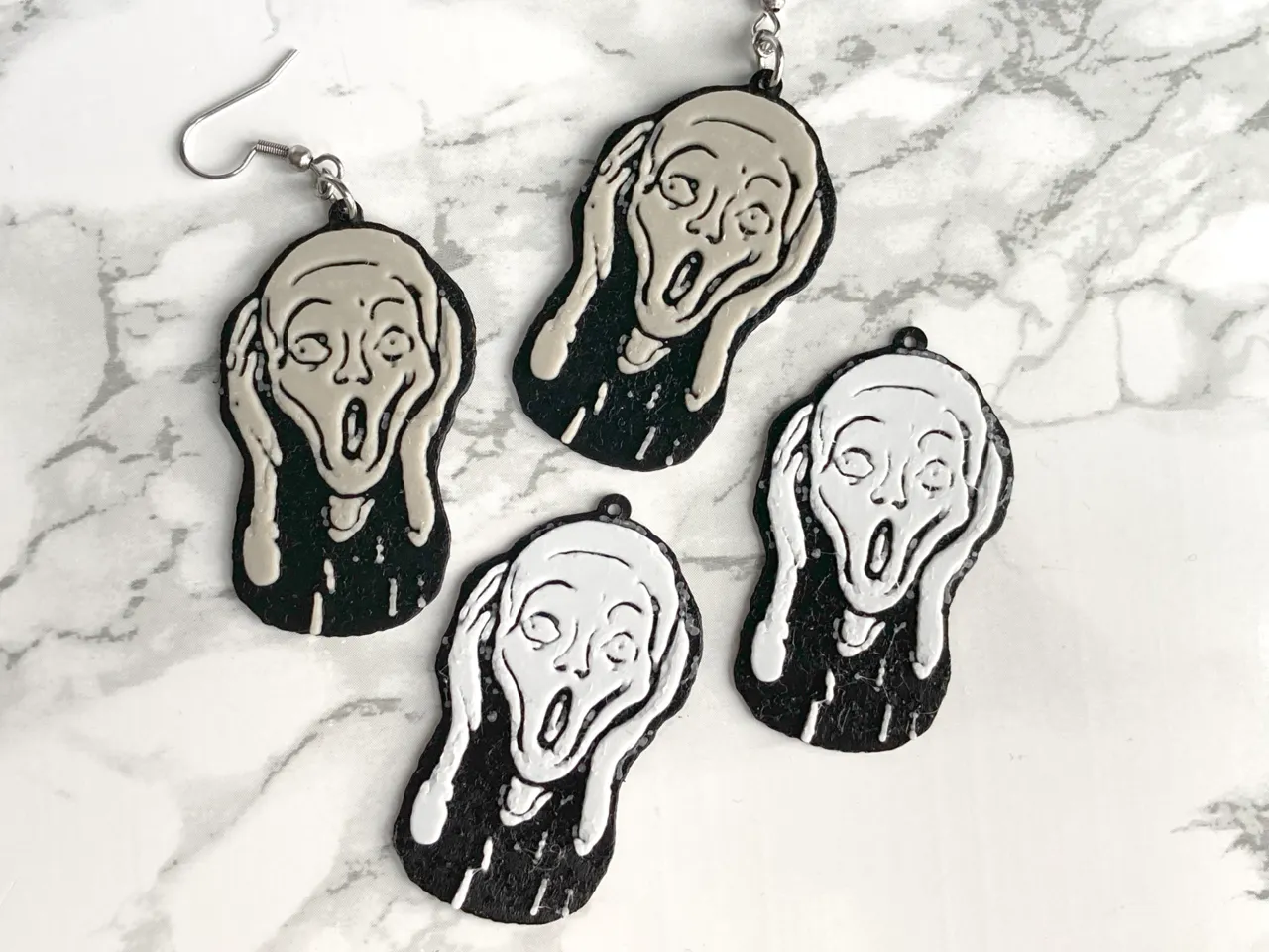 The Scream Earrings view 3