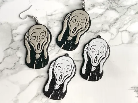 The Scream Earrings view 3