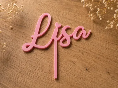 Cake Topper Lisa 