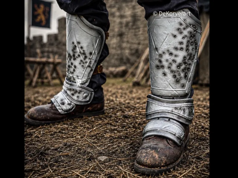 Medieval Greaves Leg Armor
