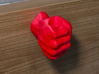 Head Massager Holder - Red Hulk Hand