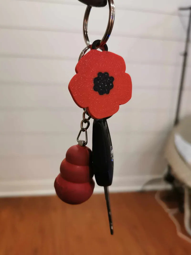 Poppy Keychain