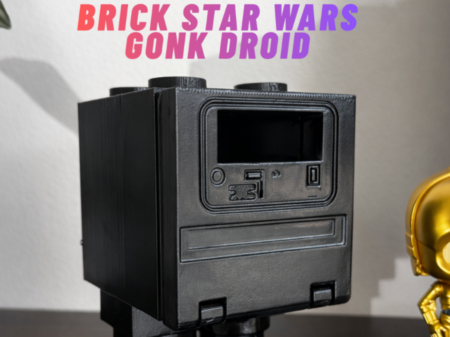 Brick Star Wars Gonk Droid