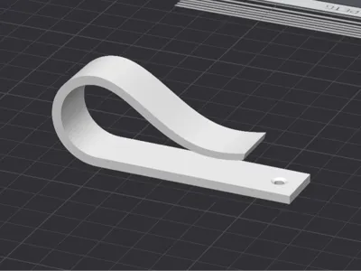 Wall Clip for Fishing Rods