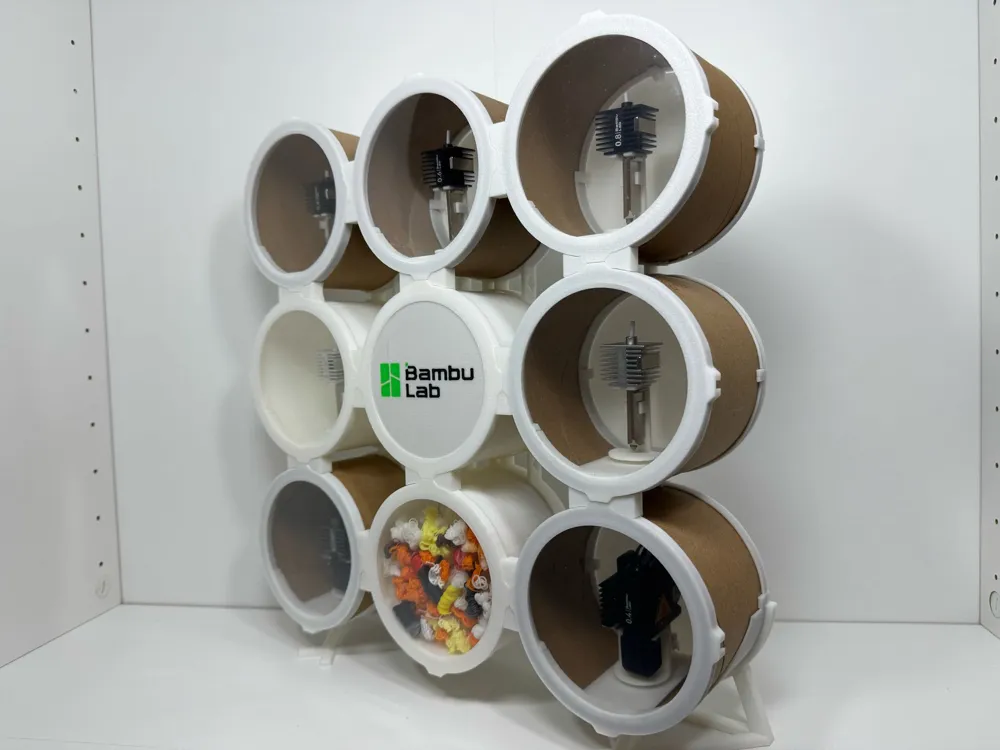 sCORE UP - Spool CORE UPcycle Display System - Free 3D Print Model ...