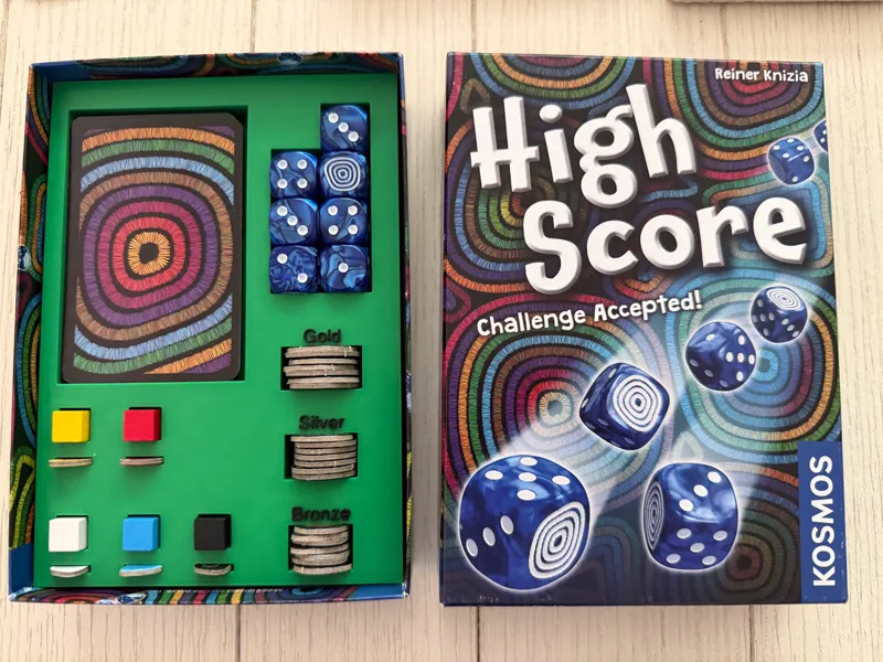 High Score Board Game Insert