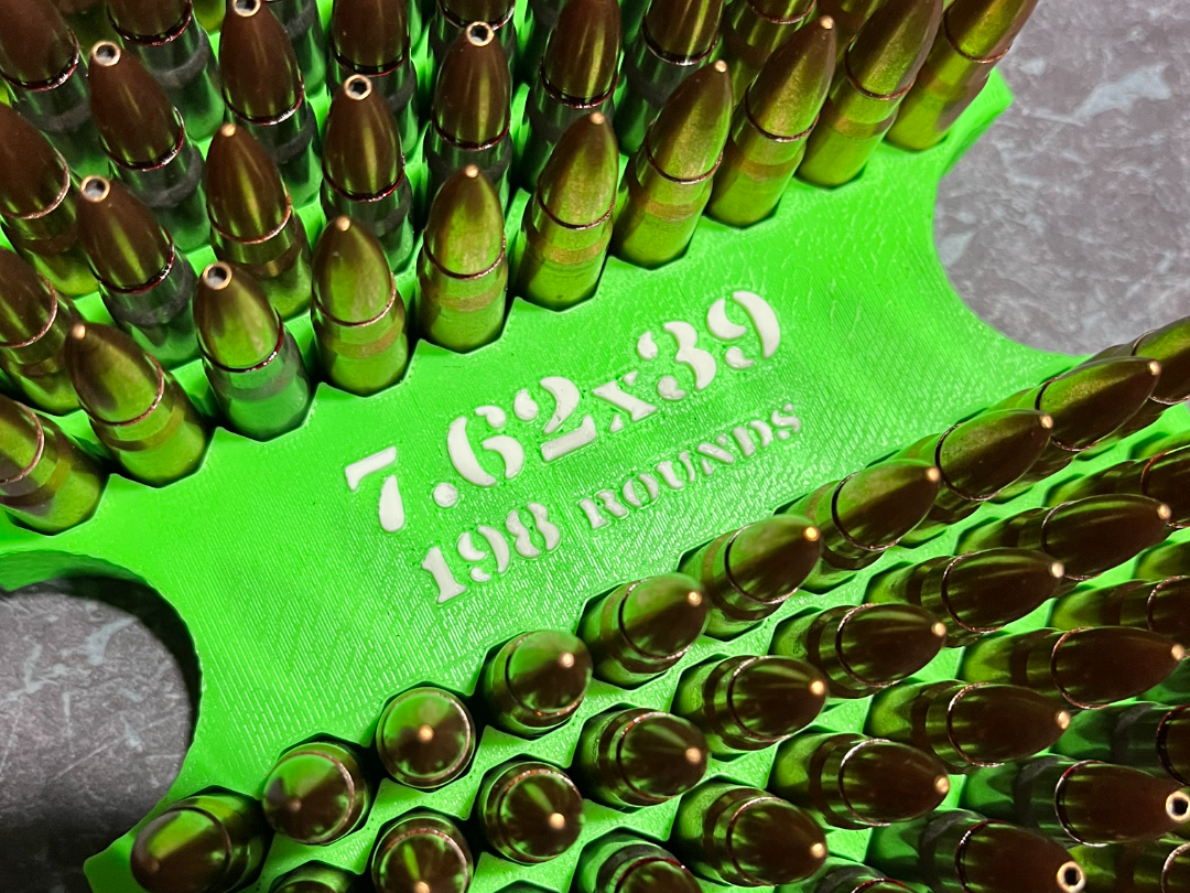 7.62x39 50Cal Ammo Can Insert V3 Design & Spacer