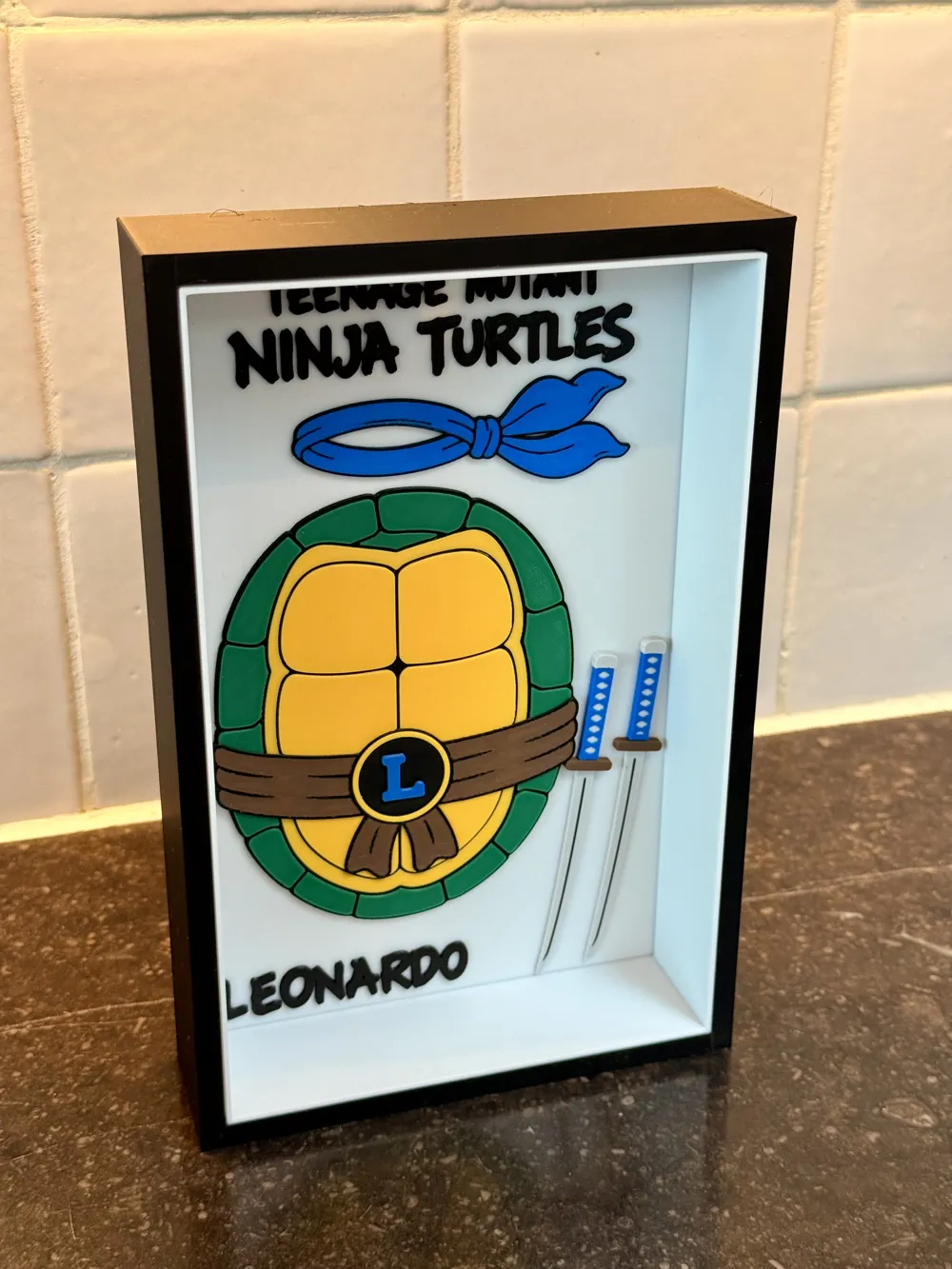 Leonardo Shell Design Leonardo - TMNT - Shell frame - Free 3D Print Model - MakerWorld