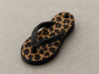 Schlüsselanhänger-Flip-Flop-Leoprint