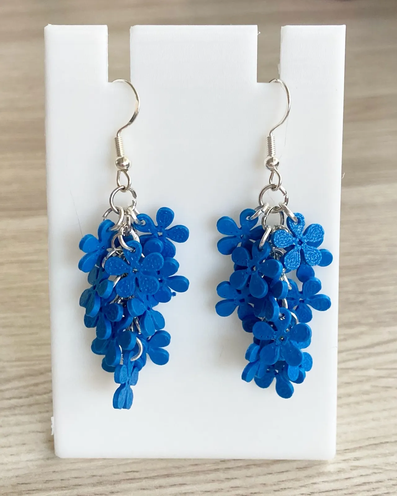 Cherry blossom earrings view 2