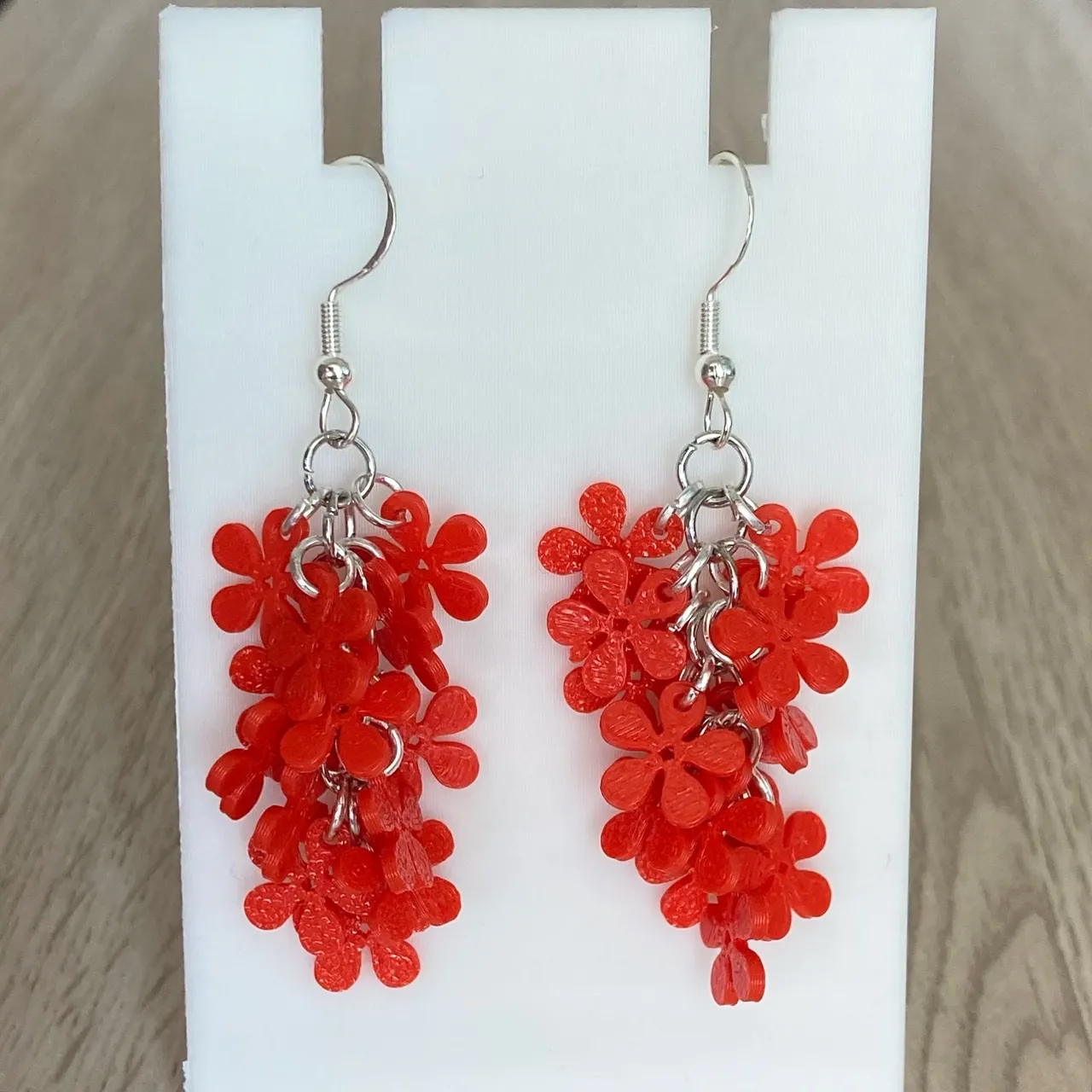 Cherry blossom earrings view 3