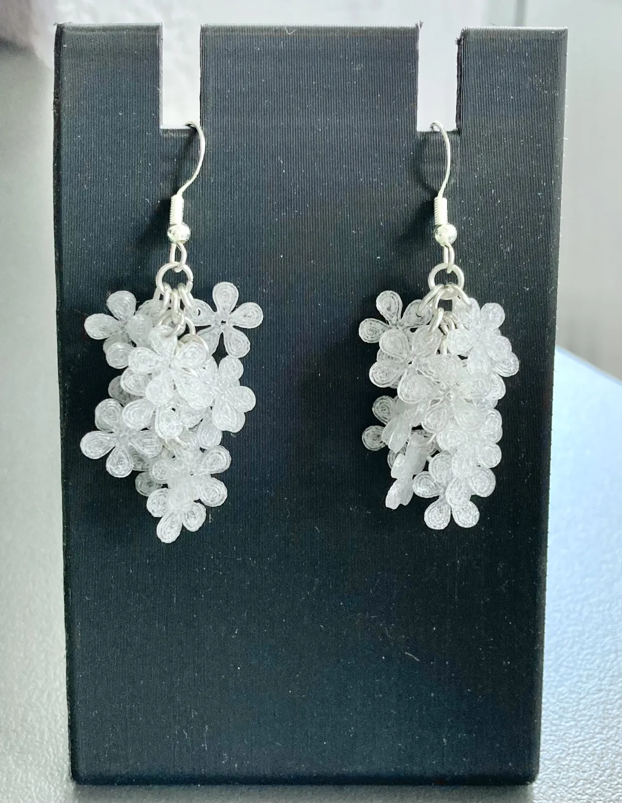 Cherry blossom earrings view 4