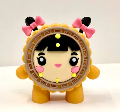Adorable Cartoon Mooncake Girl Mooncake Family Cute Mooncake Gift Box Round Box No AMS Multicolor Printable Figurine Mooncake Doll Mid-Autumn Festival Gift