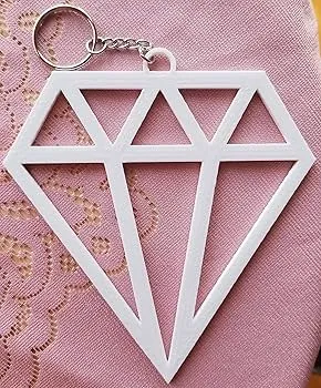 Diamond Keychain (Partly Generative 3D Model) by Dropm - MakerWorld