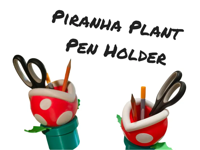Piranha Plant - Pen holder (NO AMS)