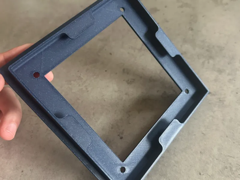 Fan mount for enclosure + filter holder (120mm)