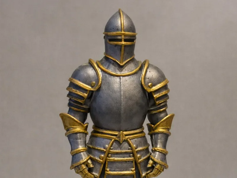 Armored knight - minimalistic