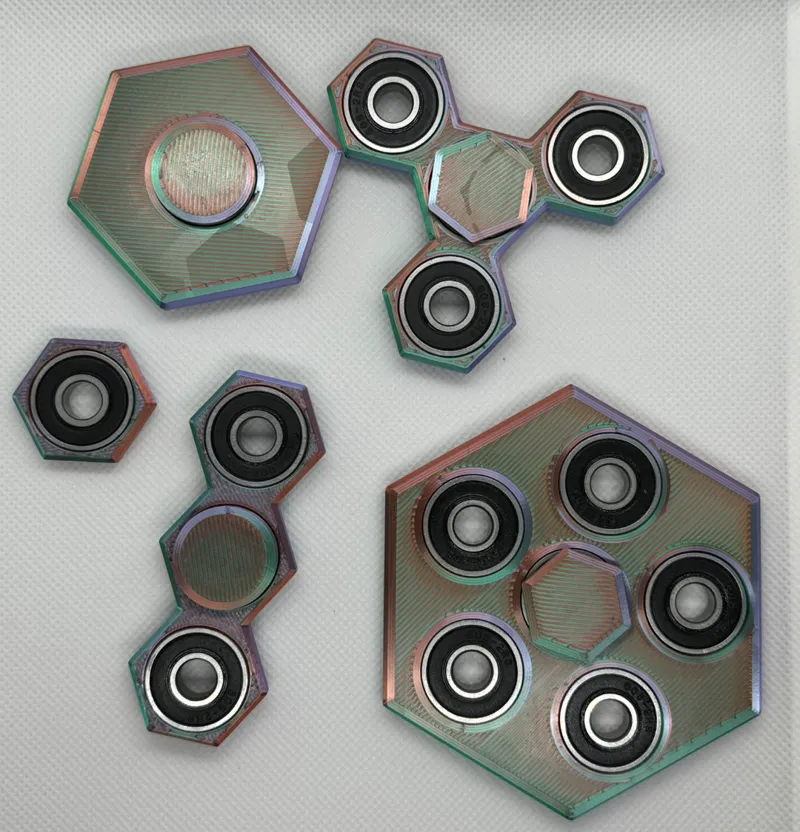 Hexagon Fidget Spinner Collection
