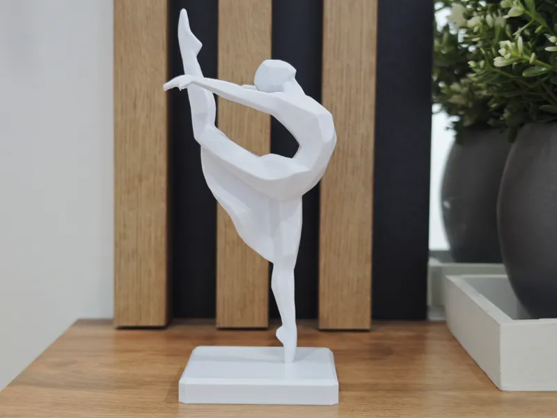 Abstract Ballerina Figurine - Minimalist Decor