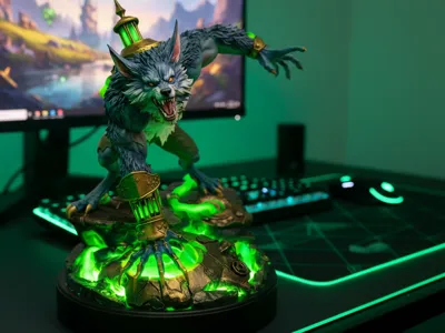 Warwick League of legends lamp