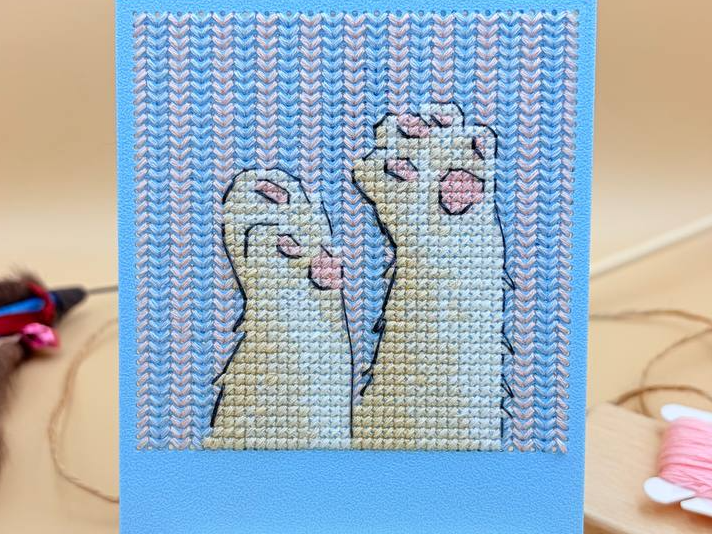 Polaroid Cross Stitch Embroidery