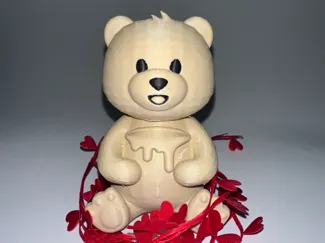 Bear With Honey Jar