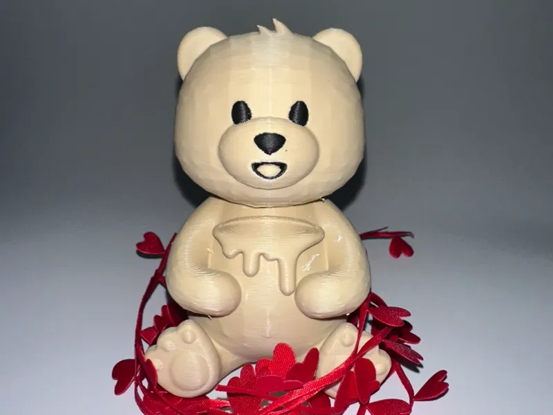 Bear With Honey Jar