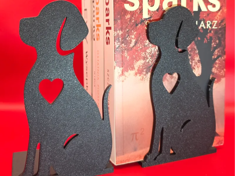Book end holder Dogs